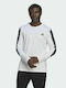 Adidas Essentials Ανδρική Μπλούζα Μακρυμάνικη White / Black