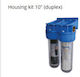 Cronus O' Ring Water Filtration System Double Under Sink / Central Supply Micron 3/4'' 1817333A
