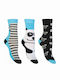 Kal-tsa Kids' Socks Knee-High Multicolored 3 Pairs
