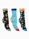 Kal-tsa Kids' Socks Knee-High Multicolored 3 Pairs