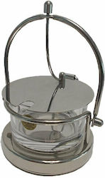 Inox Cheese Dish Calderoni Silver