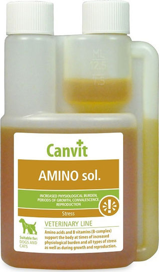 Canvit Amino Sol Πολυβιταμίνες Σκύλου σε Σιρόπι 250ml για Ενίσχυση Οργανισμού