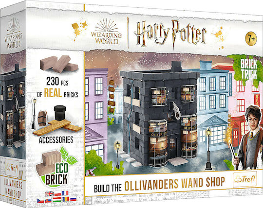 Trefl Wooden Construction Toy Harry Potter Building the Ollivandera Shop for Children 7++ Years