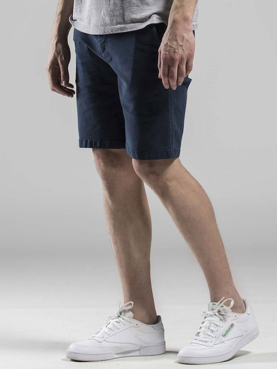 Deus Ex Machina Men's Shorts Chino Navy Blue