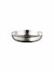 Leone Fruit Bowl Inox Silver 30x30x5.5cm