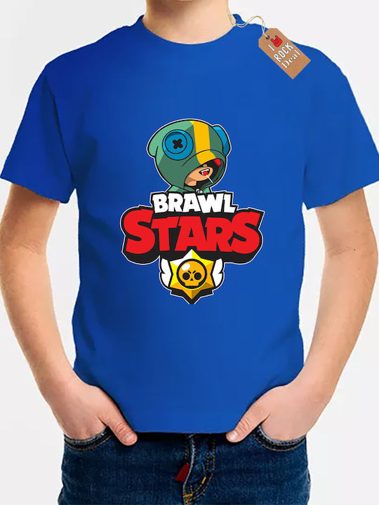 Детска Тениска Синя Brawl Stars