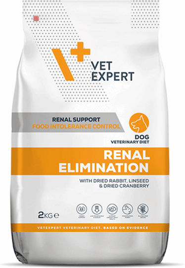 VetExpert Renal Elimination 2kg Ξηρά Τροφή χωρίς Γλουτένη για Κουτάβια με Ρύζι