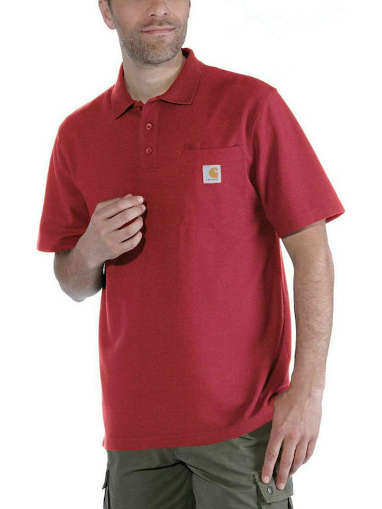 Carhartt Polo T-shirt Κόκκινο