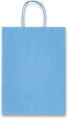 Paper Gift Bag Blue 27cmx12cmx37cm