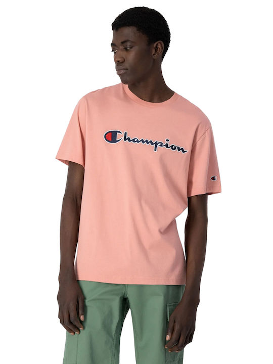 Champion Herren T-Shirt Kurzarm Rosa