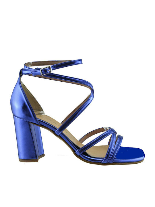 Stefania Сандали Blue Metallic