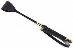Naughty Toys Paletă Cravașă de călărie cu acoperiri metalice aurii 30cm în Culoare Negru Naughty Toys Paletă Cravașă de călărie cu acoperiri metalice aurii 30cm în Culoare Negru
