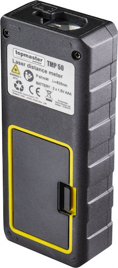 Topmaster Laser Distance Meter 261404 with Range up to 50m