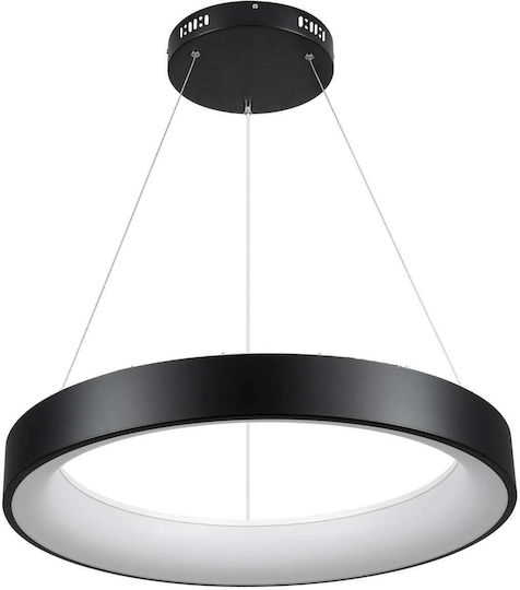 GloboStar Salem Hängelampe Schwarz 66x66cm.