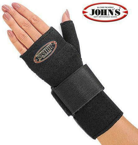 Johns 120117 Antebraț Guler Partea stângă cu degetul mare Neopren în Negru Culoare