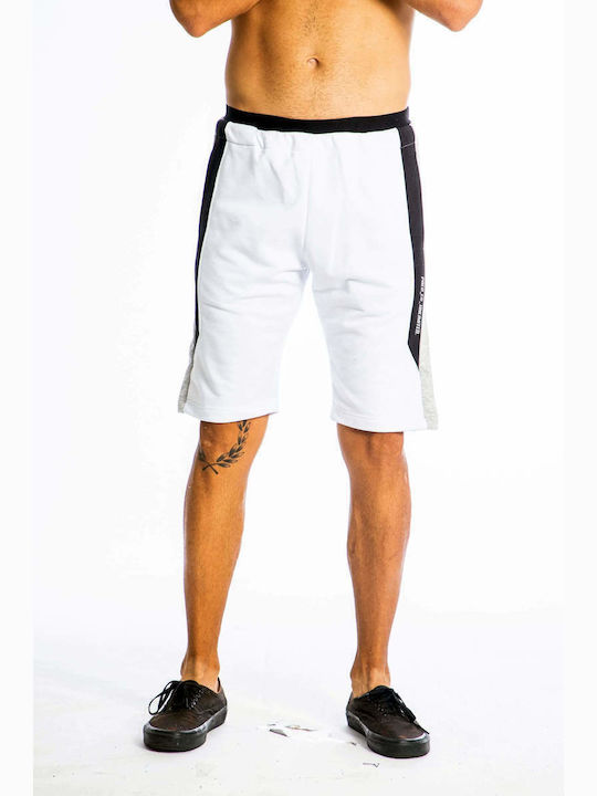 Paco & Co Men's Athletic Shorts White