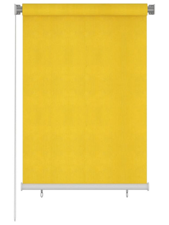 vidaXL Terrace Sideway Sunshade Roller Yellow 1x1.4cm 312863