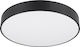 GloboStar Burton 61202-S Ceiling Mount Light 60cm Black with Integrated LED and Remote Control