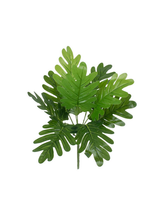 GloboStar Τεχνητό Φυτό Πράσινο Φιλόδεντρο 40cm