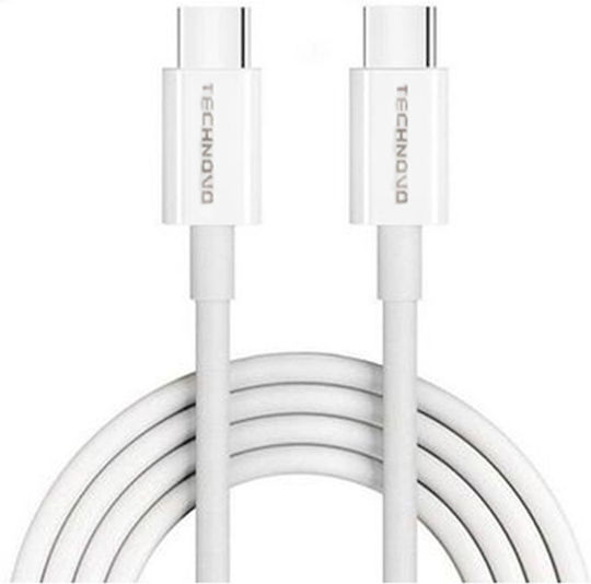 Technovo USB 2.0 Cable USB-C Male - USB-C White 1m TN-D019