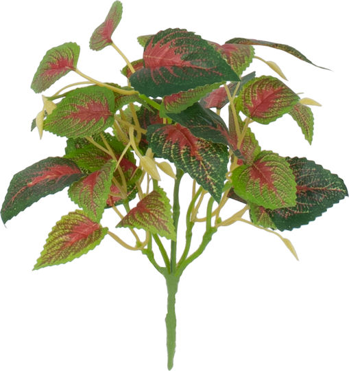 Artificial Decorative Branch Ivy Green - Red 28cm GloboStar