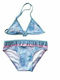 Kinder Badeanzug Bikini Hellblau