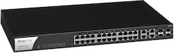 Draytek VigorSwitch G1282 Gestionat L2 Switch cu 28 Porturi Gigabit (1Gbps) Ethernet și 4 Porturi SFP