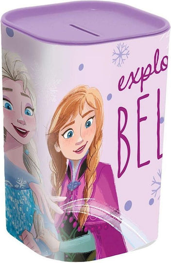 Diakakis Disney - Frozen 2 Children's Money Box Plastic Purple 8x8x12cm