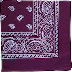 Bandana Hair Headbands Burgundy 1pcs