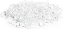Azure Hair Scrunchies Transparent Set Hair Scrunchies 100 Pieces