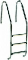 Astral Pool Aluminum Pool Ladder Standard with 2 Side Steps H132cm