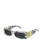 Balenciaga Sonnenbrillen mit Weiß Schildkröte Rahmen und Schwarz Linse BB0096S-005