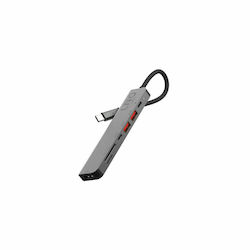 LinQ USB-C Docking Station με HDMI 4K PD (LQ48016)