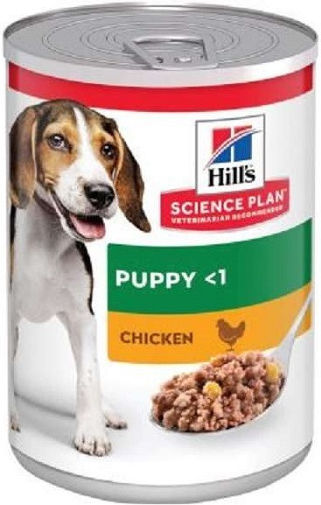 Hill's Science Plan Wet Food for Puppies in Cans with Chicken 370gr