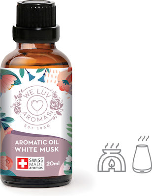 We Luv Aromas Aromatisches Öl Weißer Moschus 20ml 1Stück 708-0002