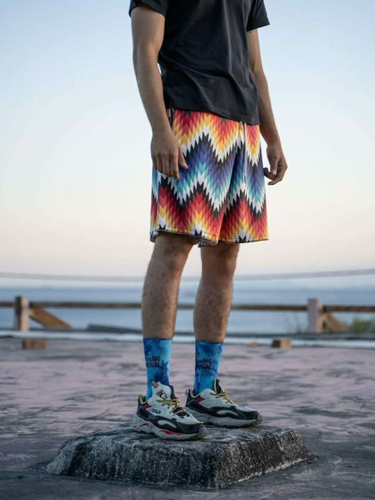 Geronimo Pantaloni Scurți Sport Bărbați Multicolori