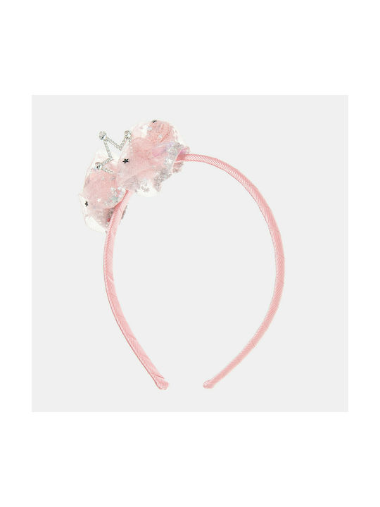 Alouette Pink Kids Headband with Crown