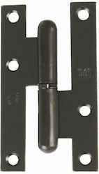 Amig Metallic Door Hinge Lift Off Μαύρο Δεξιός 95x52x2mm