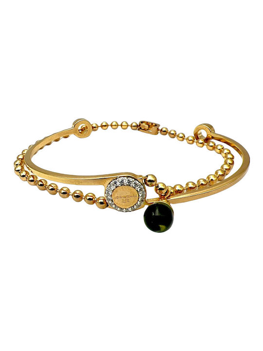 Rebecca Bracelet Rebel made of Brass Gold Plated