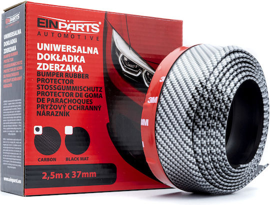 Einparts Protecții Bandă pentru Bară Auto 2.5m 1buc Negru