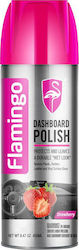 Flamingo Spray Lustruire pentru Materiale plastice pentru interior - Tabloul de bord cu Aromă Căpșună 450ml 14283
