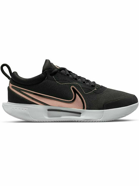 Nike Zoom Pro Tennisschuhe Tongelände Black / Mtlc Red Bronze / White