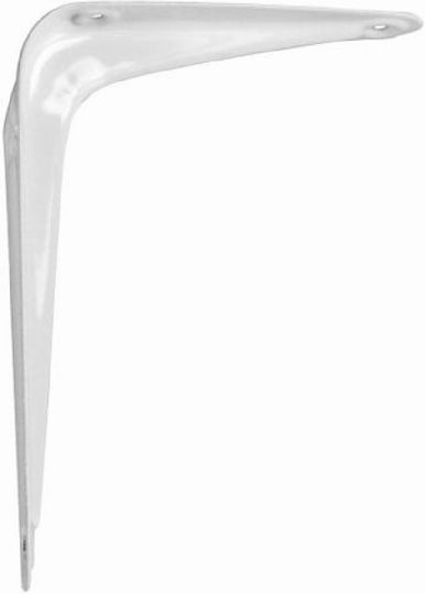 Amig Metallic Corner Shelf White 200x150mm 4406