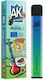 Atomic Einweg-E-Zigarette 700 Einweg-E-Zigaretten Mixed Berry ohne Nikotin 2ml Blau
