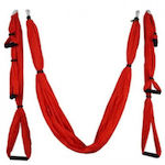 Kepeak Tuch Aerial Yoga 2.43x1.49m. mit Griffen Rot