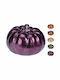 JK Home Decoration Коледна Керамична Декоративна Тиква 9x9x7.5см. 5бр (Различни цветове)