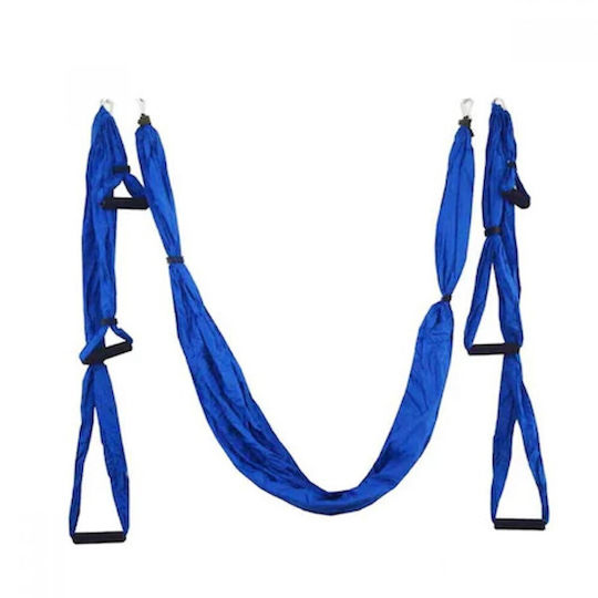 Kepeak Πανί Aerial Yoga 2.43x1.49μ. με Λαβές Μπλε
