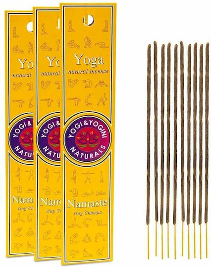 Yogi & Yogini Bețișoare Parfumate Namaste cu Aromă Nag Champa 10buc