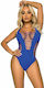 Leg Avenue Racerback Thong Bodysuit Sexy Bodysuit Blue