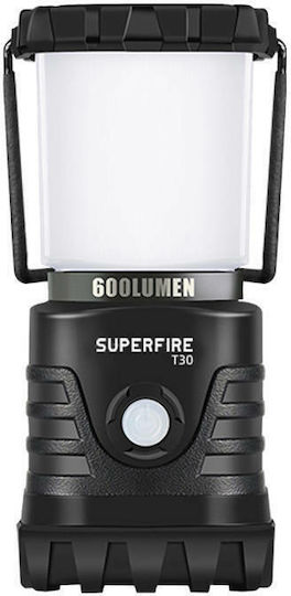 Superfire Laterne LED Wiederaufladbar Für Camping Mit Taschenlampe & Powerbank 600lm 8.4W